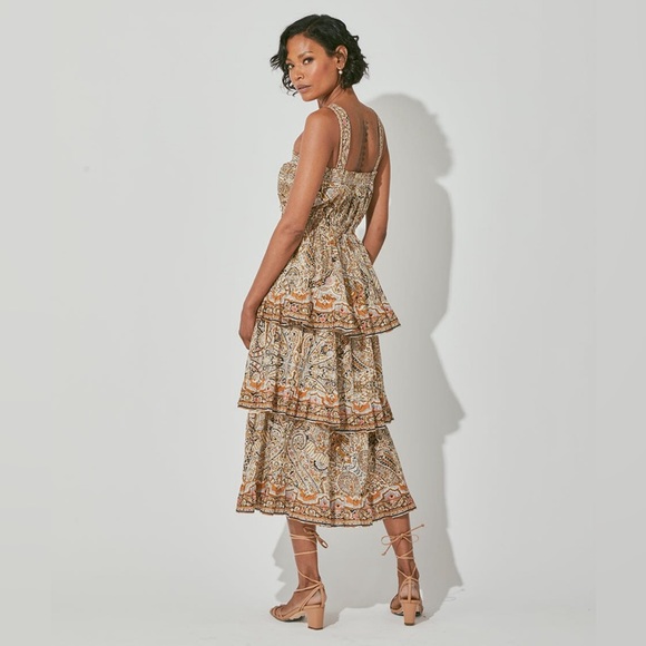 Cleobella Dresses & Skirts - Cleobella Rosalie Midi Kaleidoscope Boho Dress